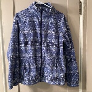 Columbia Blue and White Fleece Jacket